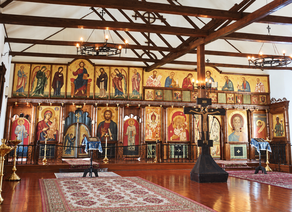 Интерьер храма