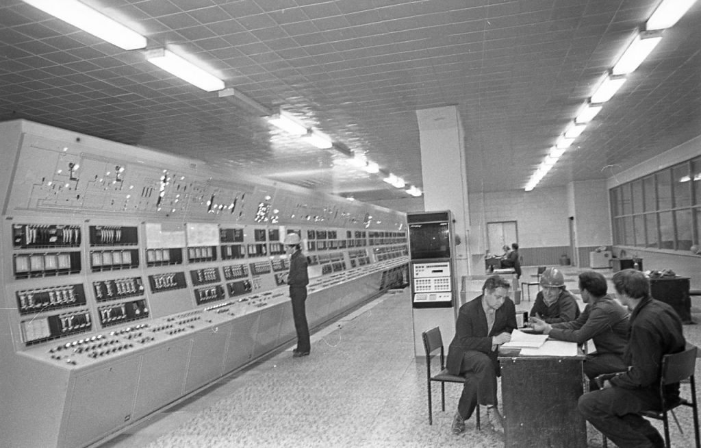 Главный щит управления комплекса, 1978 г.