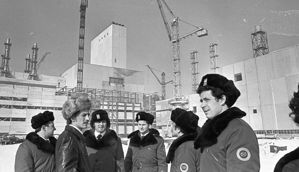 Польский отряд на стройке СЭВ, 1985 г.