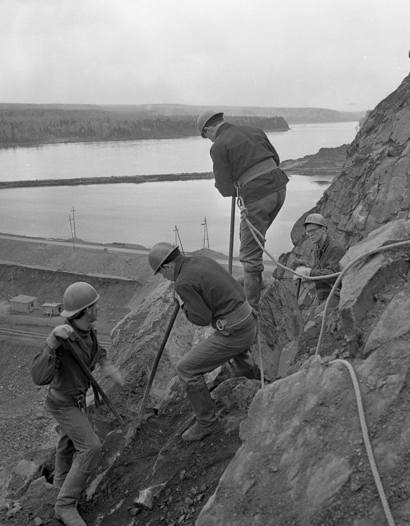 Скалолазы на Толстом мысе, 1961 г.