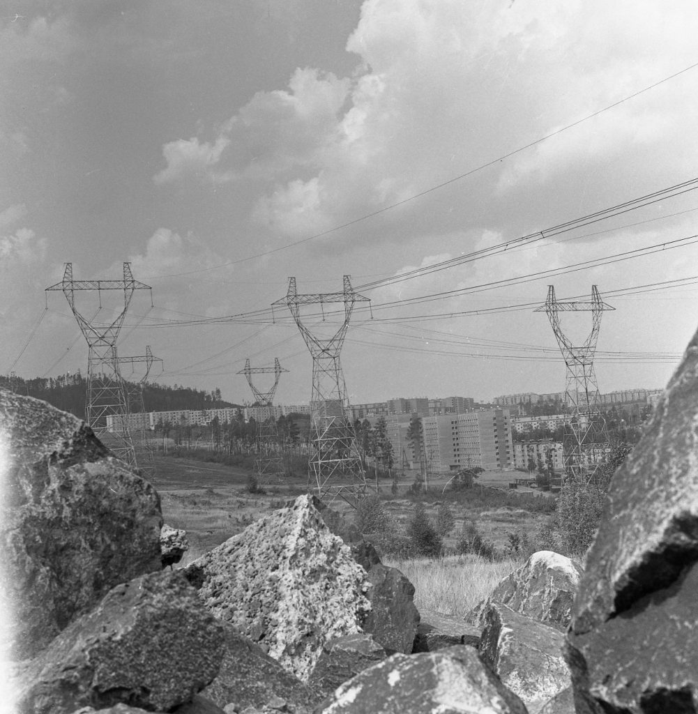Усть-Илимск. Левый берег Ангары, 1968 г.