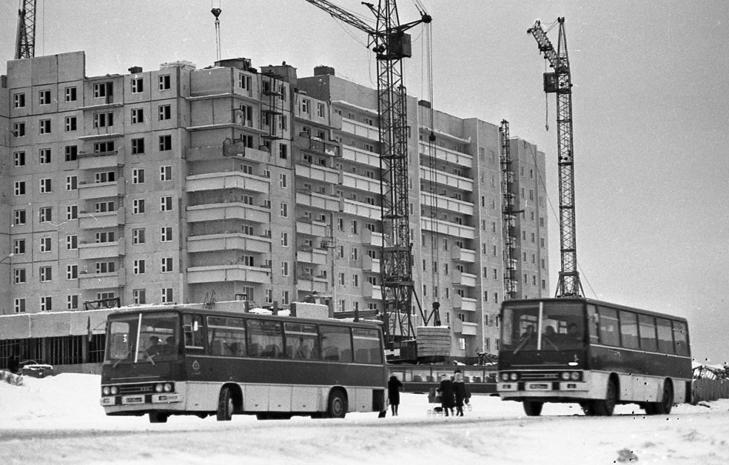 Усть-Илимск. Первые многоэтажки, 1978 г.