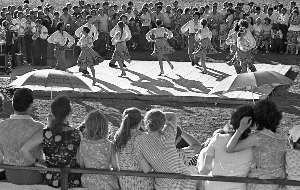 Усть-Илимск. Фестиваль интеротрядов, 1977 г.