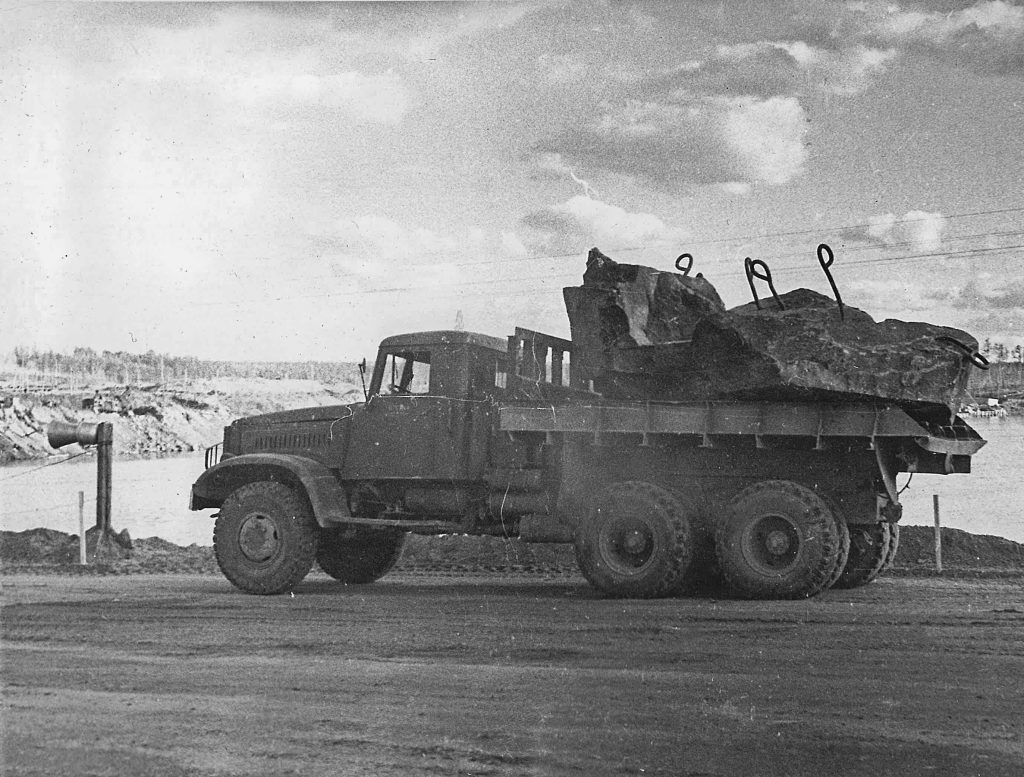 Габариты к перекрытию Ангары. Август 1969 г.