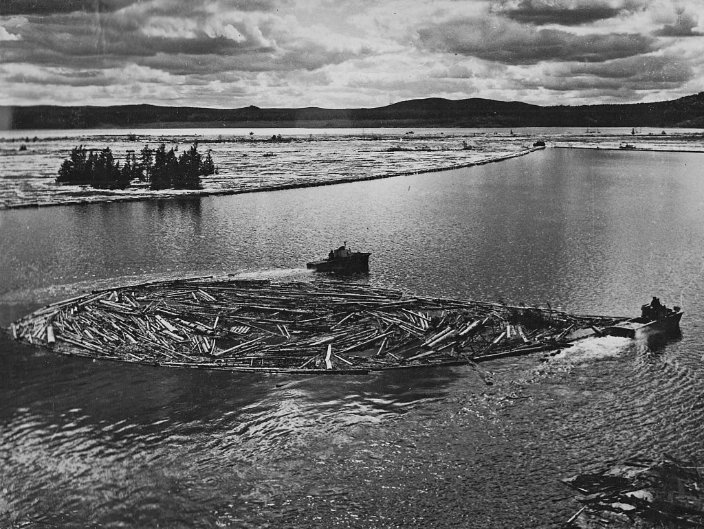 Очистка ложа водохранилища, 1973–74 гг.