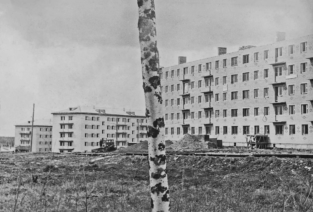 Первые крупнопанельные дома. Апрель 1968 г.