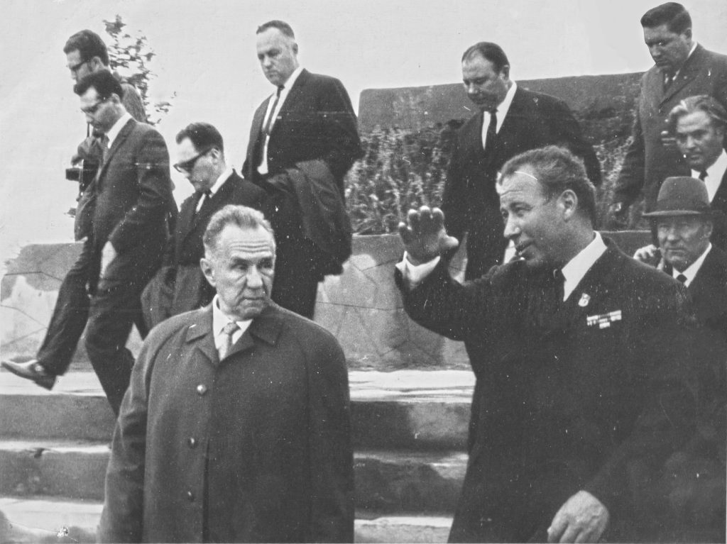 А.Н. Косыгин на Усть-Илиме
